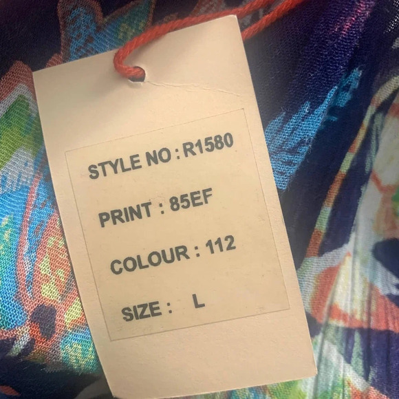 Raga Nocturnal Affair Floral Butterfly Bird Printed‎ Mini Skirt Size US Large - Picture 11 of 11